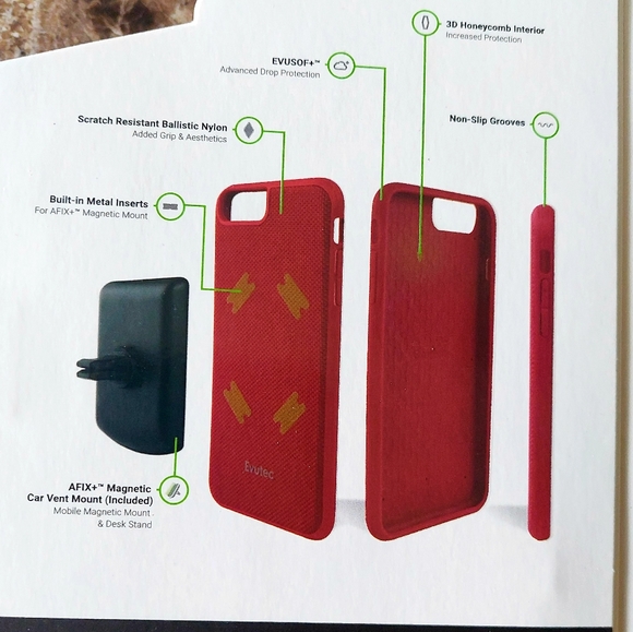 IPhone 8 phone plus case - RED - Picture 5 of 6